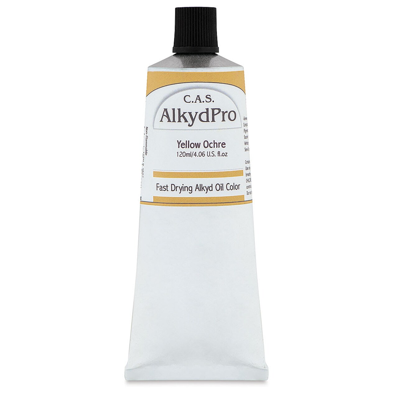 CAS AlkydPro Fast-Drying Alkyd Oil Color - Yellow Ochre, 120 ml tube